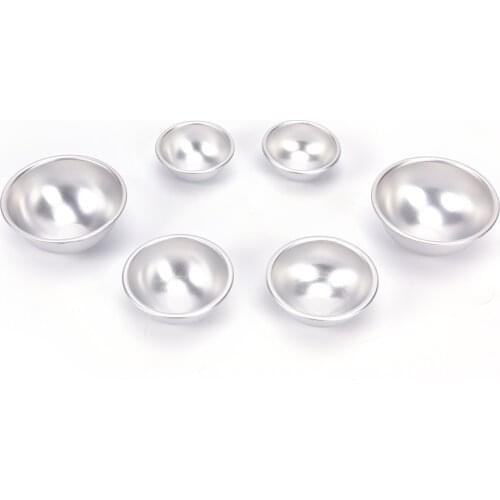 Creative Mold Bath Bombs Metal Aluminum Alloy Bath Bomb Mold 3D Ball Sphere Shape DIY Bathing Tool Accessories
