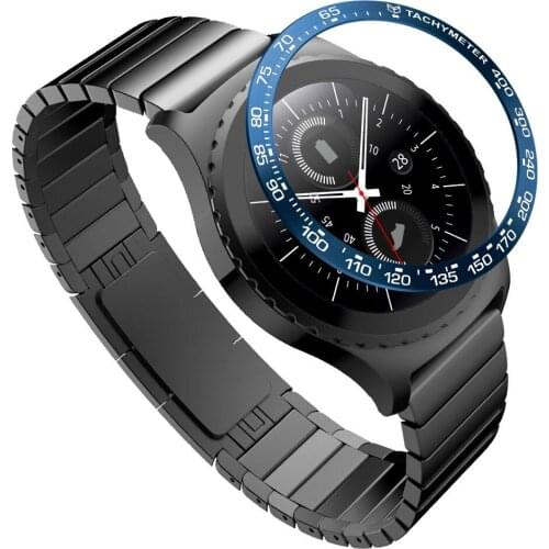 Metal Protection Case For Samsung Gear S2 Classic Smart Watch Frame Letter Number Cover Replacement Film Shell Protector 19Sep