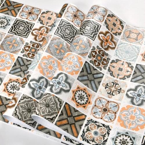 Sticker Film Old Floor Living Room Pvc Floor Restaurant Floor Sticker Self-Adhesive Staircase Sticker Step Sticker Floor Tile be