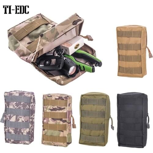 Tactical Molle Pouches - Tactical Compact Water-Resistant EDC Utility Pouch Bags， Nylon Belt Waist，Hunting Pouch Camping Bags