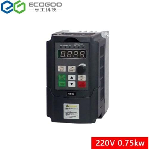 230V 0.75KW 1HP Mini VFD Variable Frequency Drive Inverter for Motor Speed Control