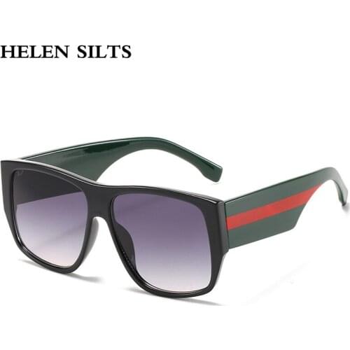 Crystal Frame Square Sunglasses Women Brand Design Oversized Vintage Female Shades Sun Glasses For Men Fashion Big UV400 Goggles