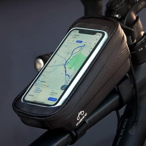 1.8L rainproof bicycle bag top tube bag 7.5 Inch touch screen mobile phone bag mountain bike road bike cycling equipment