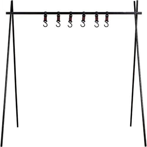 Outdoor camping rack aluminum alloy foldable portable drying rack camping light stand travel triangle rack