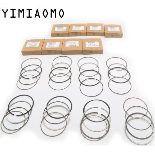 Upper + Lower Piston Ring +Oil Scraper Rings 06E 198 151 B 077198151L 077198151K For VW Touareg Audi S4 S5 A6 Allroad A8 Q7 4.2L