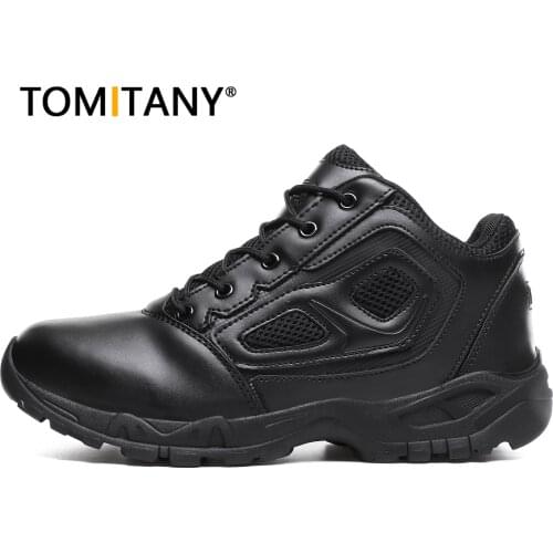 New Us Military Leather Boots for Men Combat Boot Infantry Tactical Boots Army Shoes Men Desert 2021 Tactical Military Boots