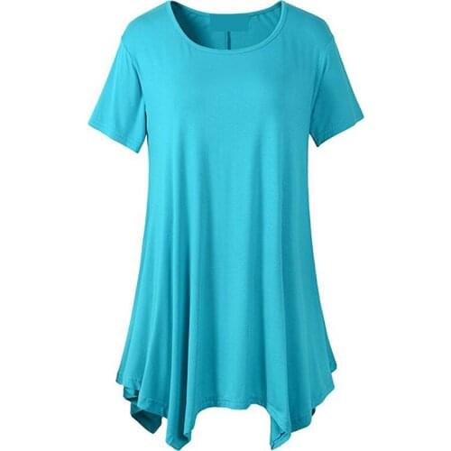 Women Dress Holiday Summer Short Sleeve Sundress Solid Casual Kaftan Ruffles Loose Vestidos Pockets O-Neck Robe Femmel 5XL