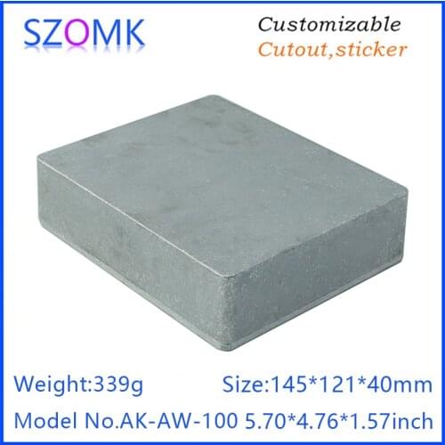 1 Pcs Guitar Effects Pedal Aluminum Stomp Box Enclosure for DIY Guitar Pedal Kit 1590XX and 1590DD