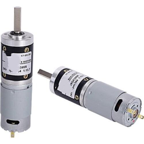 5-364rpm DC12V 24V Gear Reduction Motor Permanent magnet Mini High Torque Geared Motor with brush