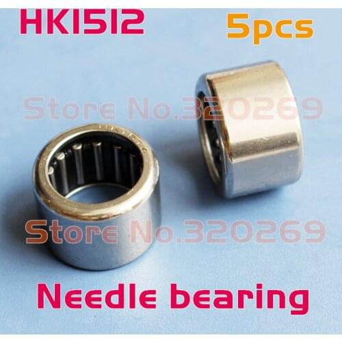 5x Open End Drawn Cup 37941/15 Needle Bearing 15x21x12Mm Shaft Tasse Nadellager Roller HK1512 TLA1512Z Shell Type