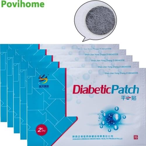 5bags Diabetes Patch Chinese Natural Herbal Lower Blood Glucose Reduce Stabilizes Blood Sugar Level Medical Plaster D1437