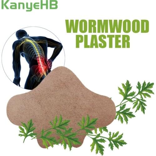 60pcs Rheumatism Arthritis Moxibustion Stickers Back Pain Patch Lumbar Spine Medical Plaster Self-heating Wormwood Pain Relief