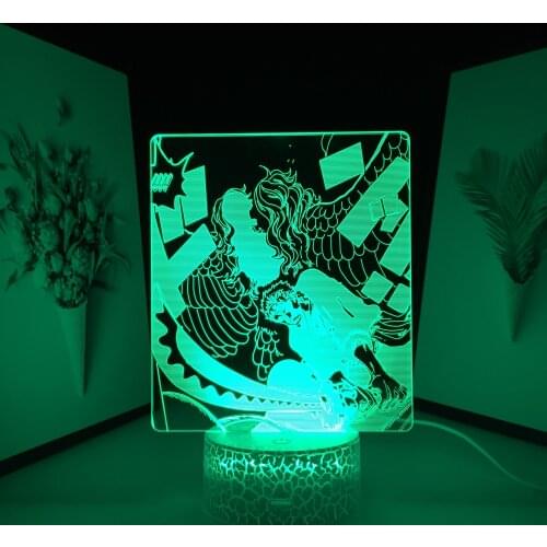 Anime Figure 3D Touch Sensor Colorful Nightlight for Child Birthday Gift Night Light Room Decor Light Manga LED Lamp