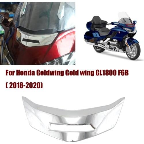 Chrome Fairing Head Cover Front Upper Cowl For GL1800 Goldwing 2018 2019 2020