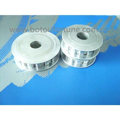 HTD5M Aluminum timing pulley 9 teeth 27 teeth 36 teeth 45 teeth 15 mm belt width and 2000mm length timing round belt on one pack