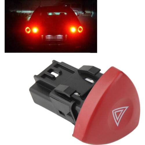 Emergency Hazard Flasher Warning Light Switch Button For Renault Laguna Opel Vivaro Movano M8617