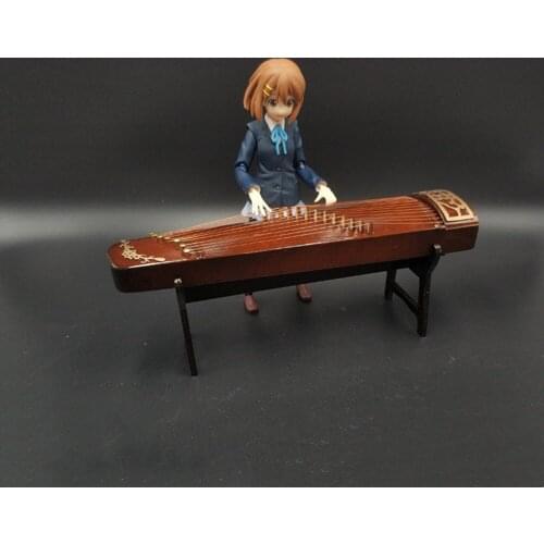 1/6 Guqin Model Miniature Scene Accessory Musical Instruments Toy Ancient Three Kingdom 16cm for 12in Action Figure