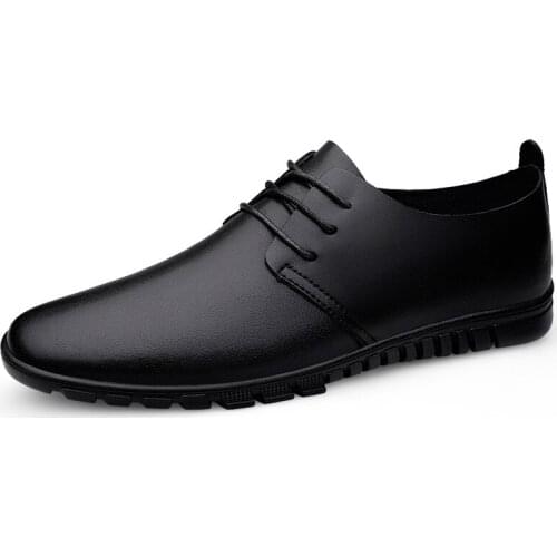 New Men Oxfords Fashion Dress Shoes Male Well-dressed Gentleman Handcrafted Footwear for Man Shoes Casual Genuine Leather Flats