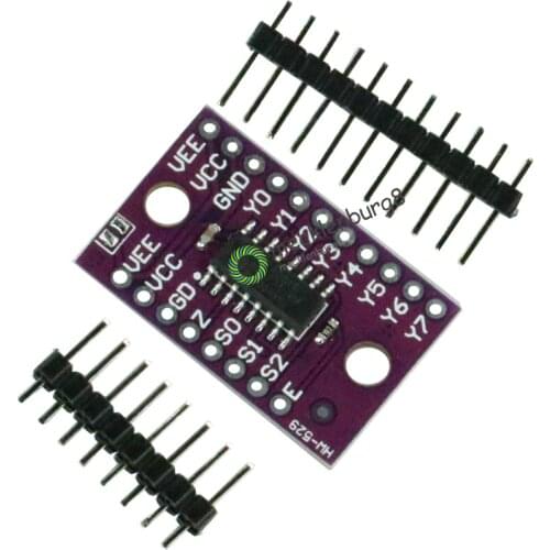 74HC4051 CD4051 single 8-channel digitally controlled electronic switch multiplexers 8 channel analog multiplexer board module