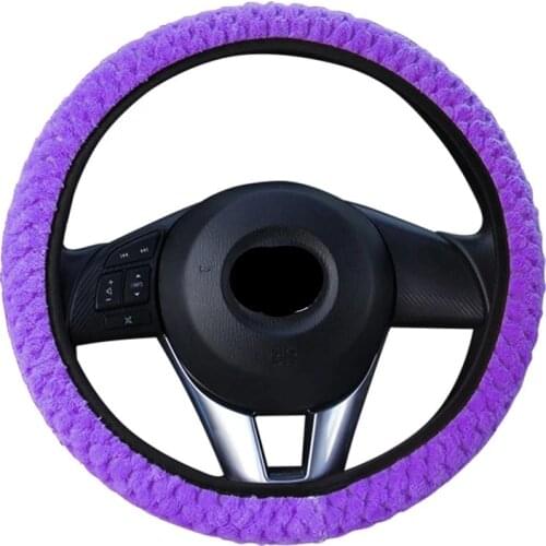Braid On The Steering Wheel Cover On The Steering Wheel Cover For Women Car Decoration Steering-Wheel Of Auto Car Accessories