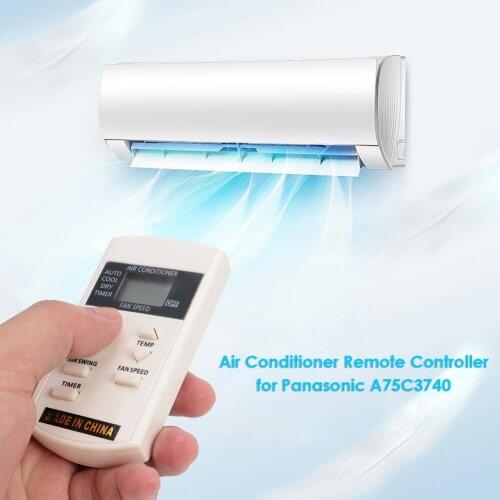 Digital Display Air Conditioner Replace Remote Control for Panasonic A75C3740 Classic Household Office Cooling Parts Accessaries