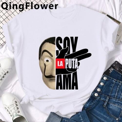 Money Heist La Casa De Papel House of Paper Bella Ciao tshirt clothes male white t shirt japanese print vintage t-shirt vintage
