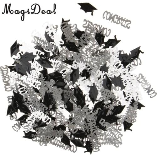 Congrats Grad Cap Scatter Table Confetti School Graduation Party Decoration