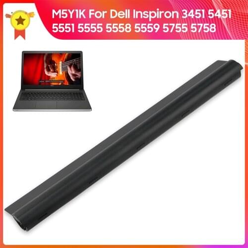 Laptop Replacement Battery M5Y1K K185W for Dell Inspiron 3451 5451 5551 5555 5558 5559 5755 5758 3558 Replacement Battery 40Wh