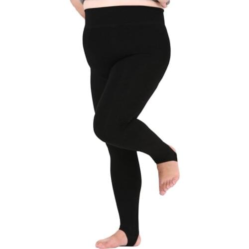 Super Elastic Women Thicken Winter Warm Leggings Plus Size Velvet Fur leggings Bodycon Pencil Pants Ankle Length High Waist 5XL