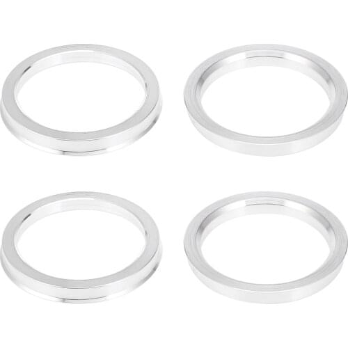 X Autohaux 4pcs 87.1mm to 71.5mm Aluminium Alloy Car Hub Centric Rings Wheel Bore Spacer