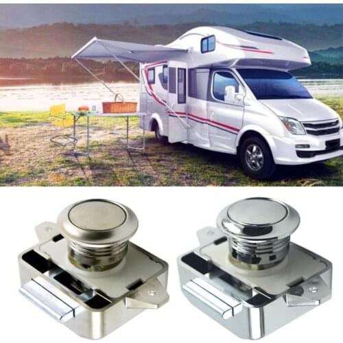 Camper Car Push Lock RV Caravan Boat Motor Home Cabinet Drawer Latch Button Locks For Furniture Hardware