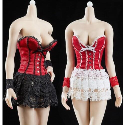 1/6 Scale Female Sexy Evening Dress Nightclub Womens Wear for 12in Phicen Tbleague Action Figure Doll Toys