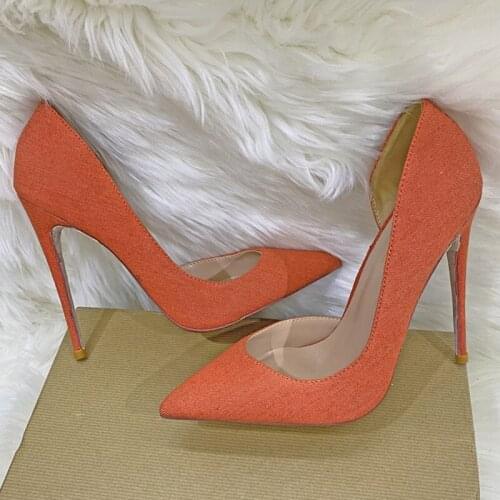 Energy gorgeous 12cm 10cm 8cm high thin heels pointed toe party dress sexy leisure all-match women pumps BM028 ROVICIYA