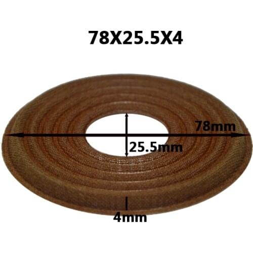 2pcs 78x25.5/80x19mm Elastic Wave Loudspeaker Subwoofer Woofer Bass Speaker Repair Spider Damper