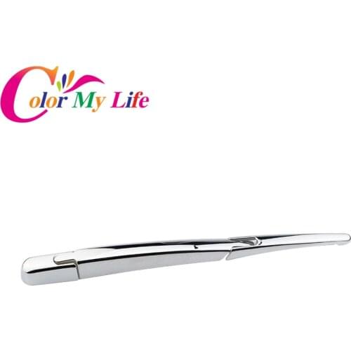 Color My Life 3Pcs ABS Chrome Rear Windscreen Wiper Protection Garnish Cover Trim Sticker For Honda HR-V HRV Vezel 2014 - 2017