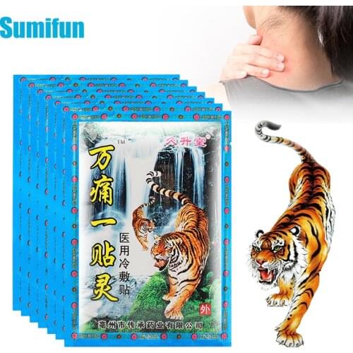 8/24pcs Tiger Blam Arthritis Plaster Knee Neck Back Lumbar Knee Joints Muscle Pain Relief Sticker Chinese Herbal Medical Patch