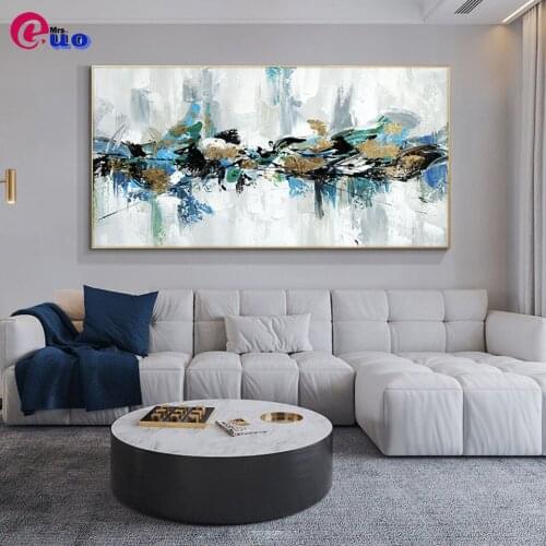 Abstract Lines Diamond Painting Landscape Full Square/Round Wall Art Pictures For Bedroom Living Room Home Decoration