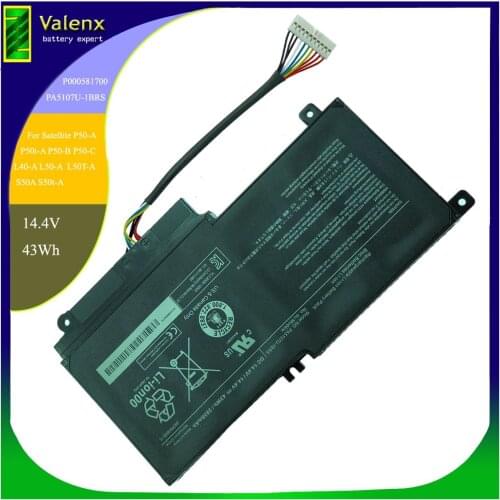 PA5107U-1BRS 43Wh Battery for Toshiba L45D L55 L55T L50-A P55 S55 P000573230 OEM