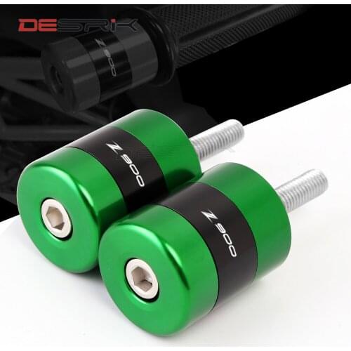 Accessories Motorcycle CNC Handlebar Grips Handle Bar Ends plug For KAWASAKI Z900 Z 900 2017 2018 2019