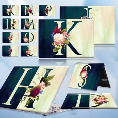 Laptop Case for Huawei MateBook X 2020 /X Pro 13.9 /MateBook D14/D15/13/14/Honor MagicBook 14/15 /Pro 16.1 Initial Letter Serie