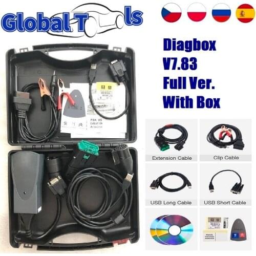 Lexia3 PP2000 V7.83 Full Version With Box Diagbox V7.83 Full Chip 921815C OBD2 Lexia 3 Diagnostic Tool For Citroen for Pe-ugeot