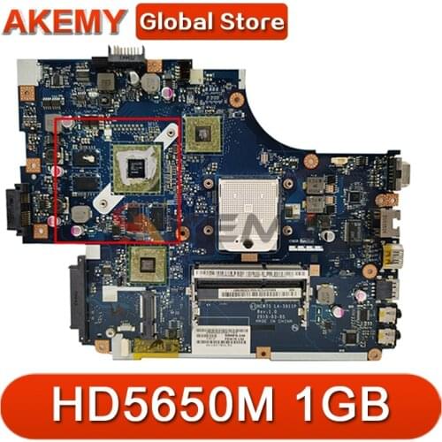 For Acer aspire 5551 5551G 5552 5552G Laptop Motherboard NEW75 LA-5911P MBPUU02001 Main board HD5650M 1GB GPU free CPU Mainboard