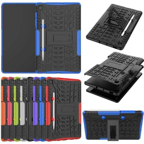 For Samsung Galaxy Tab S6 Lite 10.4 P610 Heavy Duty Rugged Hard Stand Case Cover Shockproof Tablet Protective Cover accessories