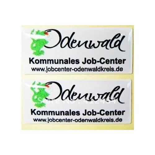 Customized crystal epoxy sticker