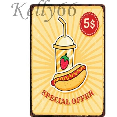 [ Kelly66 ] SPECIAL OFFER Vintage Metal Sign Tin Poster Home Decor Bar Wall Art Painting 20*30 CM Size y-1482