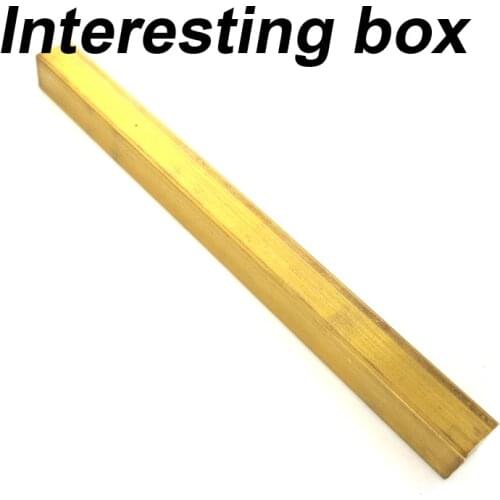 Brass square rod connecting rod frame remote control car transformation robot production DIY model material accessories