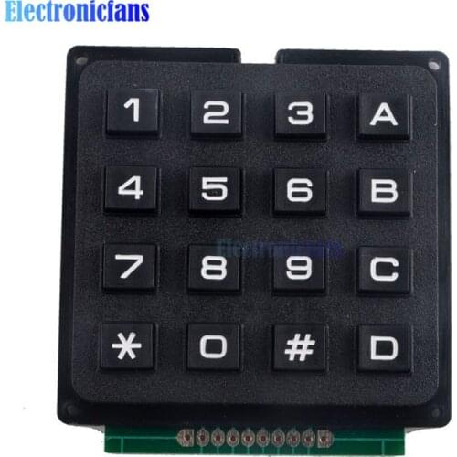 4 x 4 Matrix Array 16 Keys 4*4 Switch Keypad Keyboard Module for Arduino