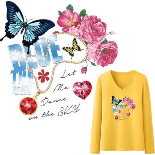 Girl Dreses Patches For Clothing Heat Transfer Diy Accessory Fashion Stickers Iron On Clothes Applique On Clothes