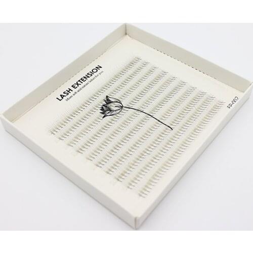 400pcs Natural 3D False Eyelashes 0.07mm Faux Mink Eyelash Extension Makeup Individual Lashes