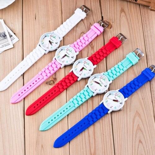 Silicone Watches Children Pencil Pointer Student Watch Quartz Wristwatches Gift Watches H9